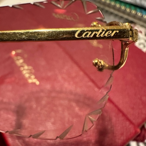 Diamond cut Cartier Men’s glasses - Picture 11 of 11